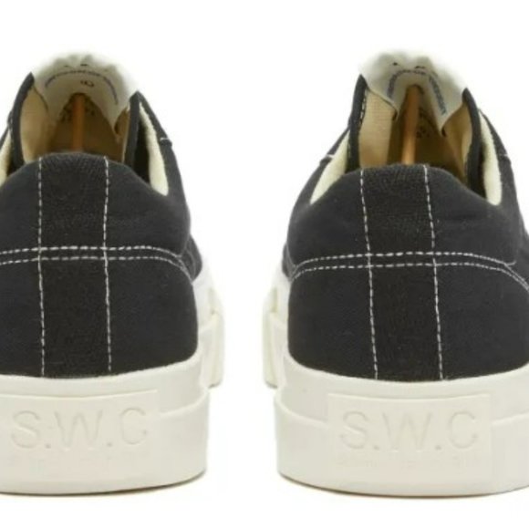 BNIB $120 Stepney Worker's Club Dellow Black Canvas Sneakers - Picture 2 of 4